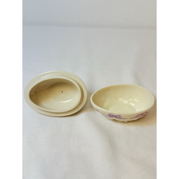 Lenox The Rabbit Easter Egg 1994 Trinket Box Limited Edition - Picture 5 of 6